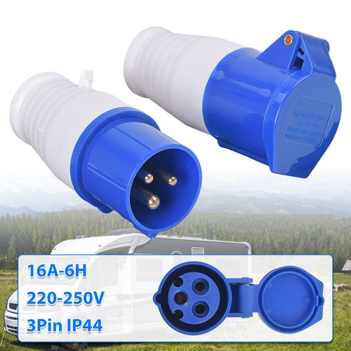 16a site plug socket caravan - 16a,