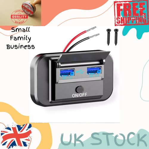 12v dual usb fast charger - dual,