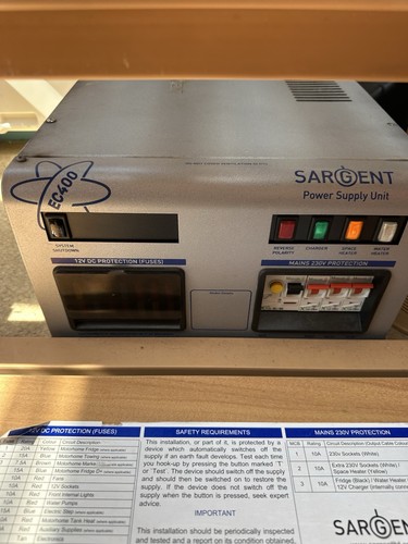 Sargent ec400caravan motorhome - sargent,