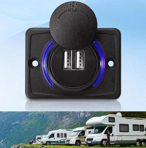 12v dual usb fast charger - dual,